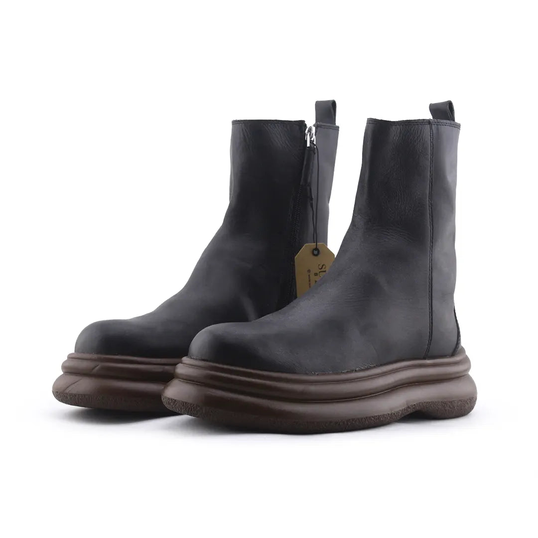 Zara Zipper Ankle Boot | 100% Authentic Leather
