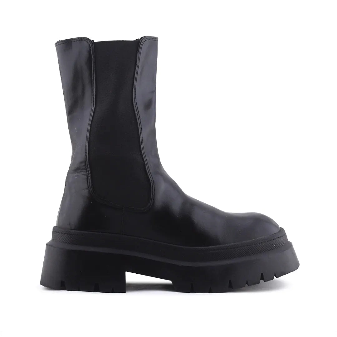 Pull & Bear Stretchable Ankle Boot | 100% Authentic Leather