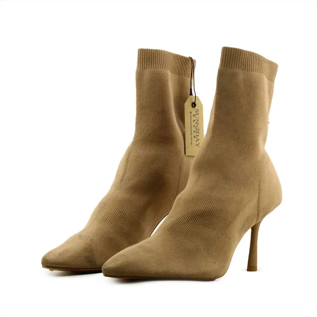 Stradivarius Sock Ankle Boot