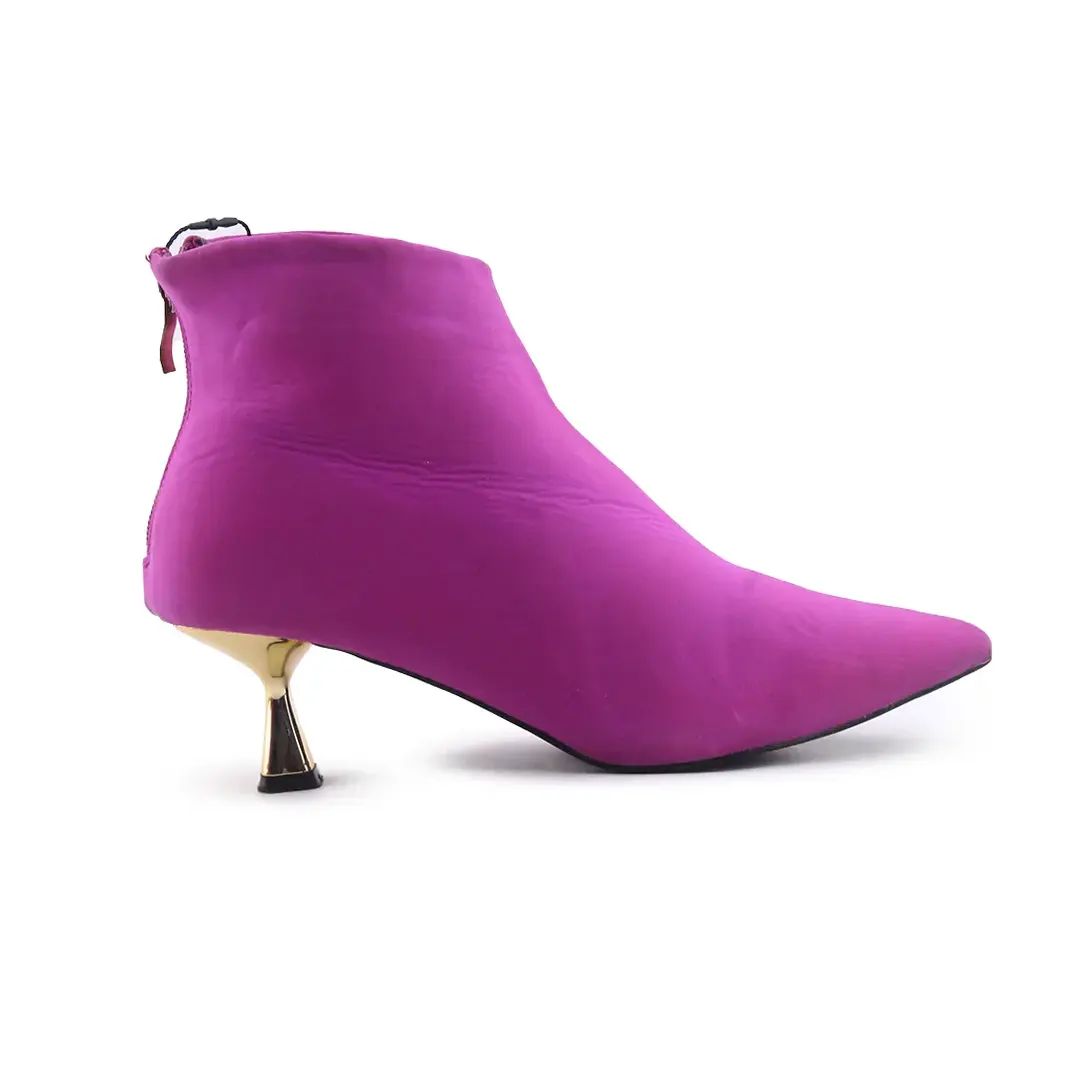 Malien Zipper Textile Ankle Boot
