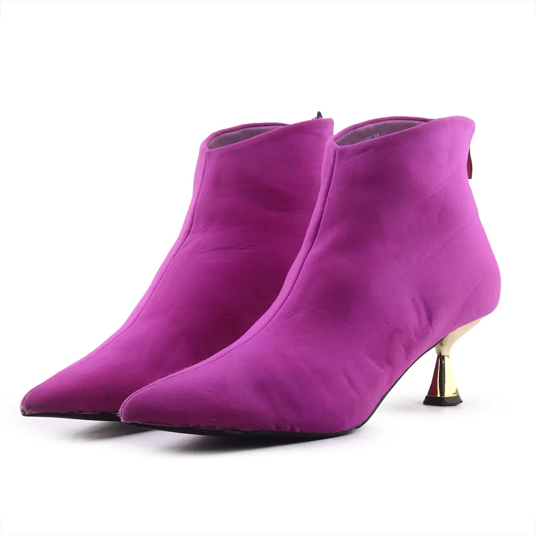 Malien Zipper Textile Ankle Boot