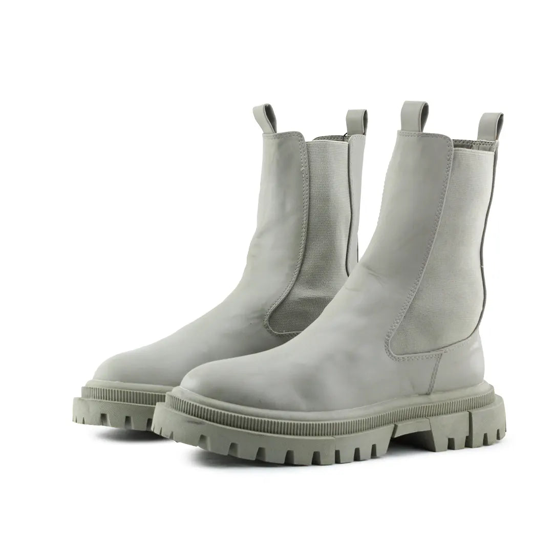 Bershka Stretchable Ankle Boot | 100% Authentic Leather