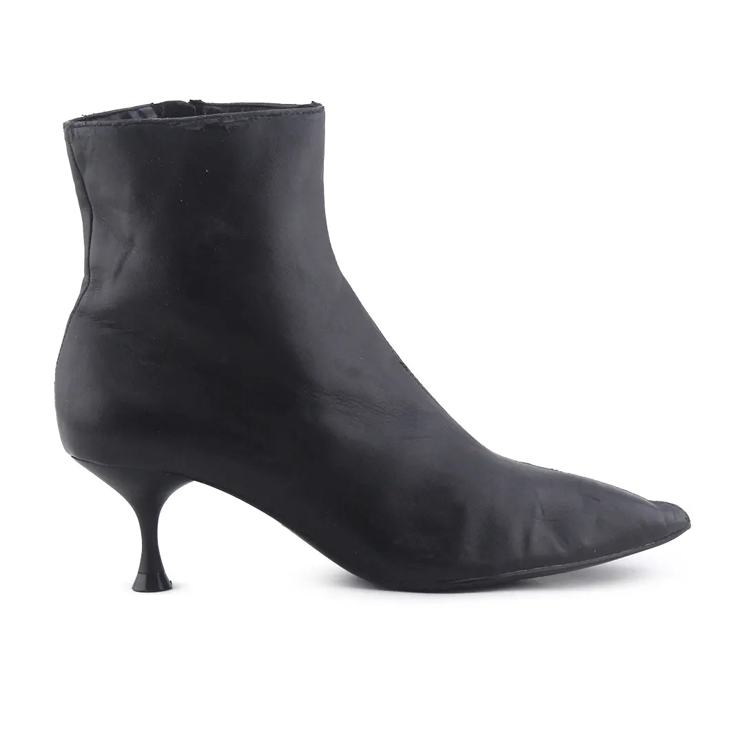 Zara Zipper Ankle Boot | 100% Authentic Leather