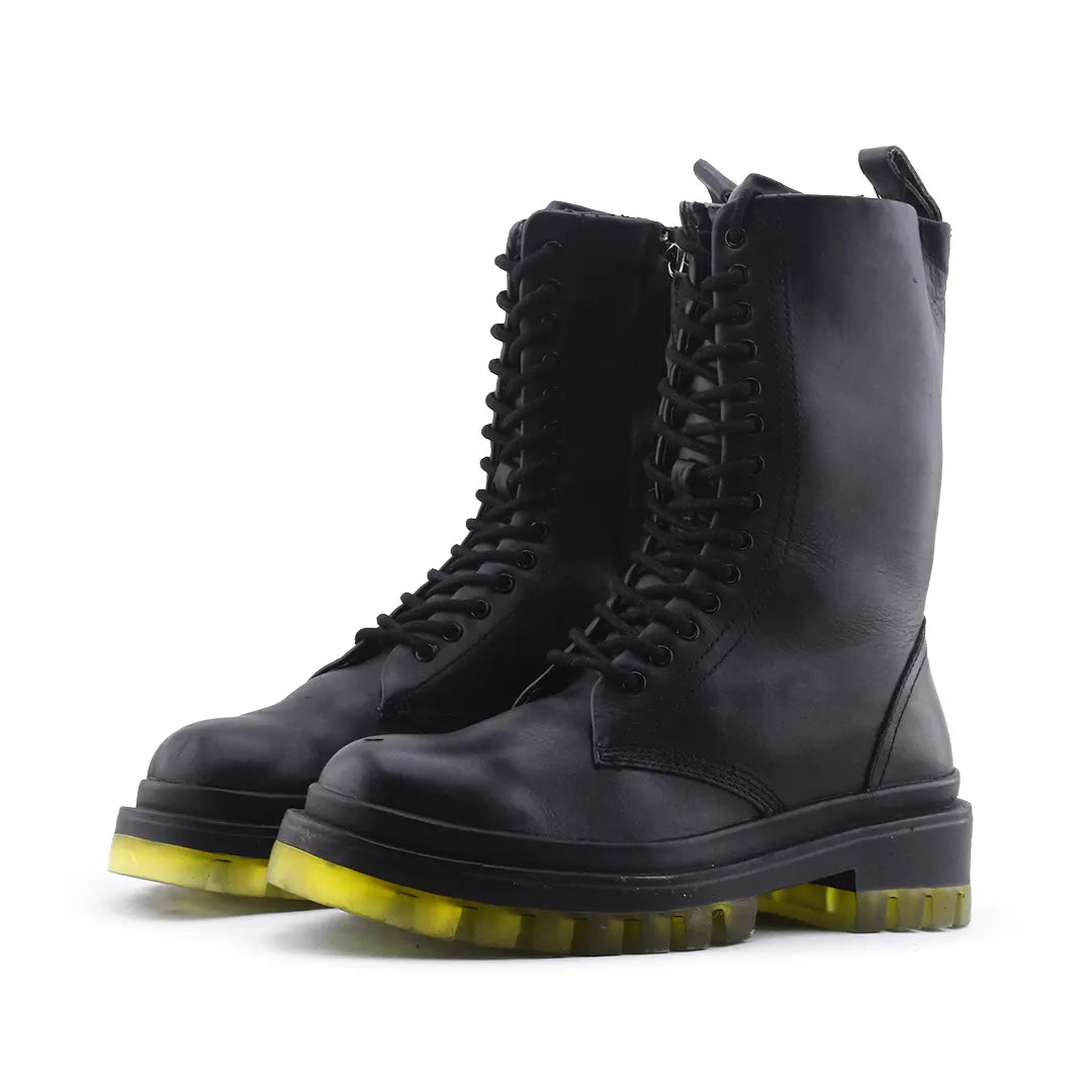 Zara Zipper Lace Up Ankle Boots | 100% Authentic Leather