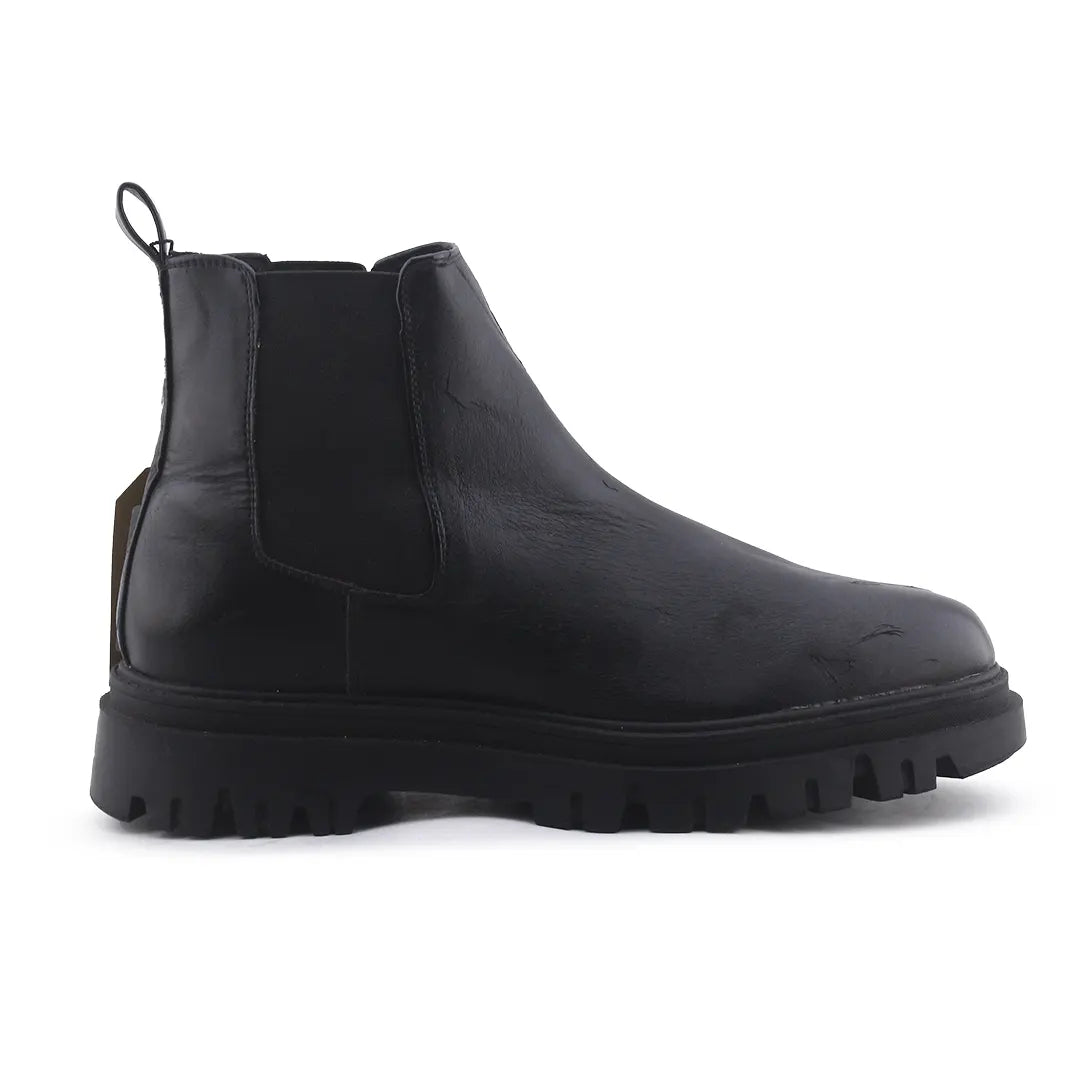 Pull & Bear Stretchable Ankle Boot | 100% Authentic Leather