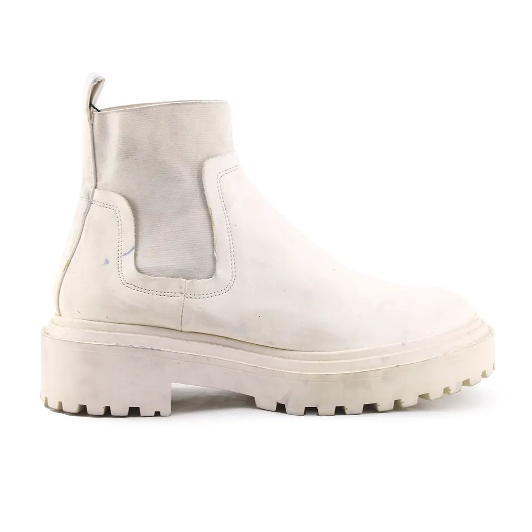 Stradivarius Stretchable Ankle Boot | 100% Authentic Leather