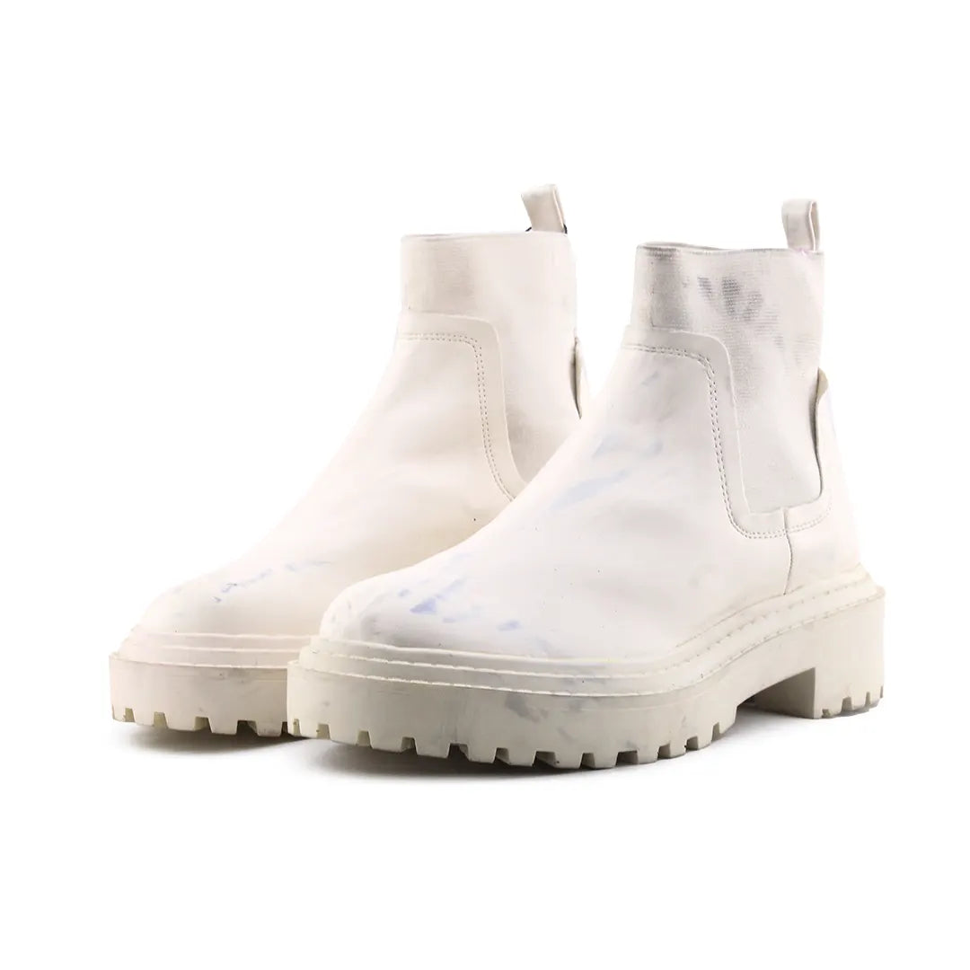 Stradivarius Stretchable Ankle Boot | 100% Authentic Leather