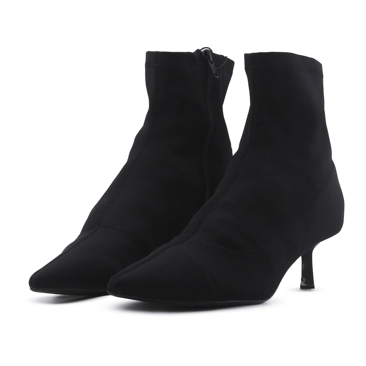 Lefties Zipper Textile Ankle Boot