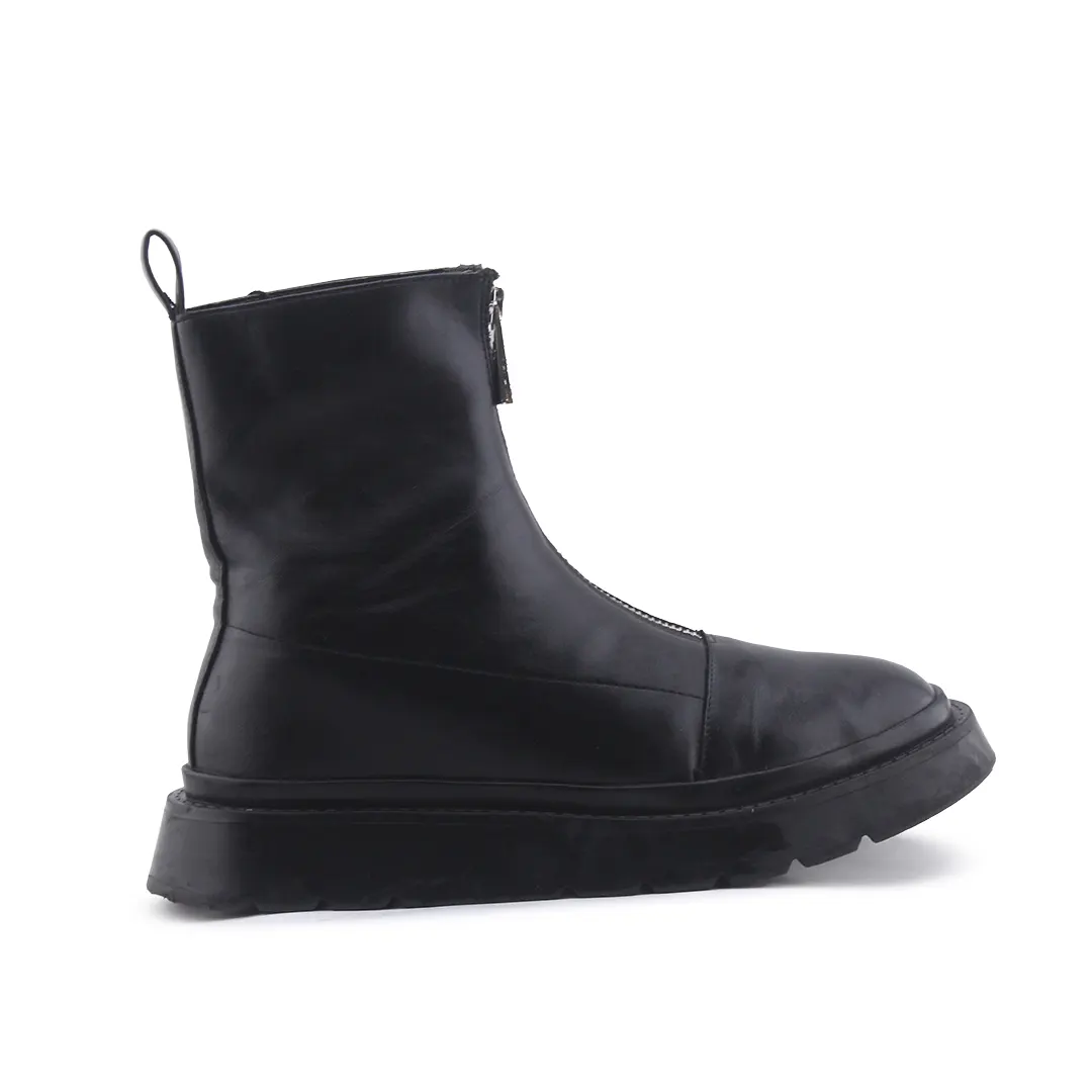 Zara Zipper Ankle Boot | 100% Authentic Leather