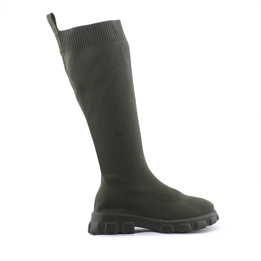 European Brand Sock Knee High Boot