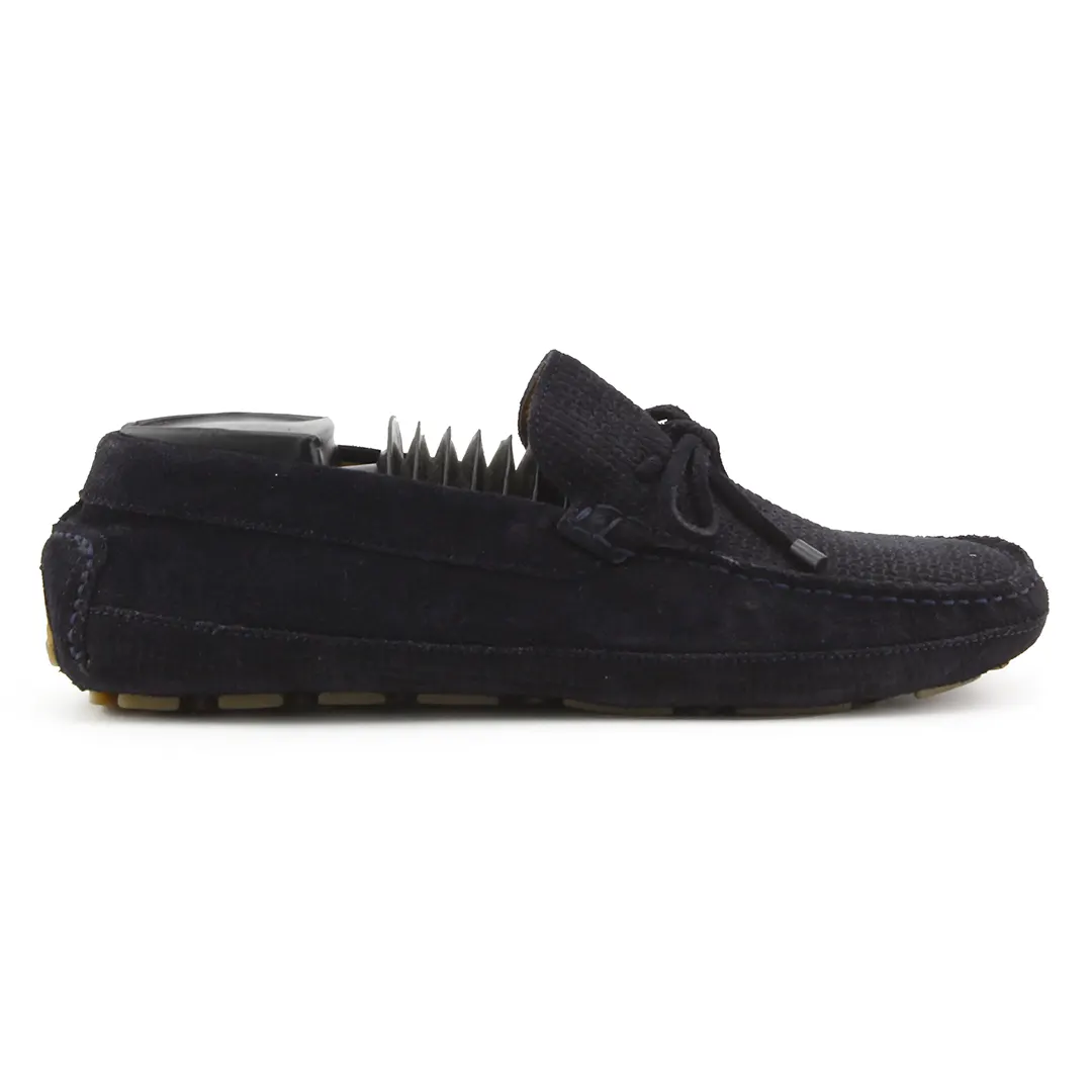 Zara Suede Penny Loafers