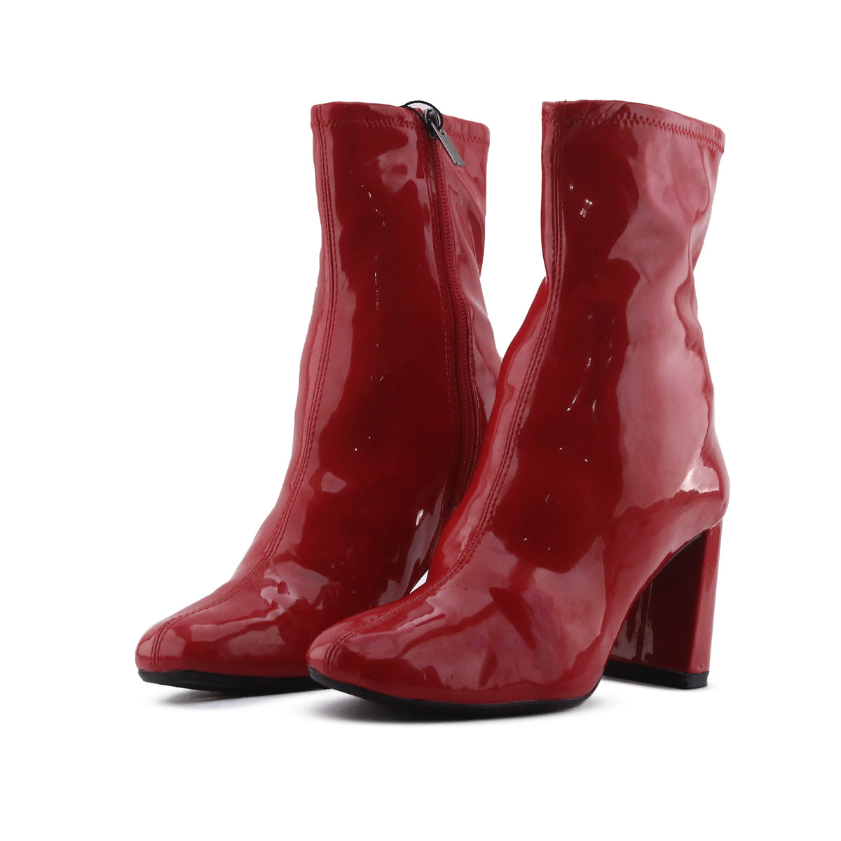 Bershka Zipper Ankle Boot