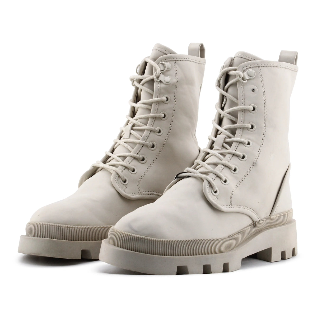 Pull & Bear Lace Up Ankle Boot | 100% Authentic Leather