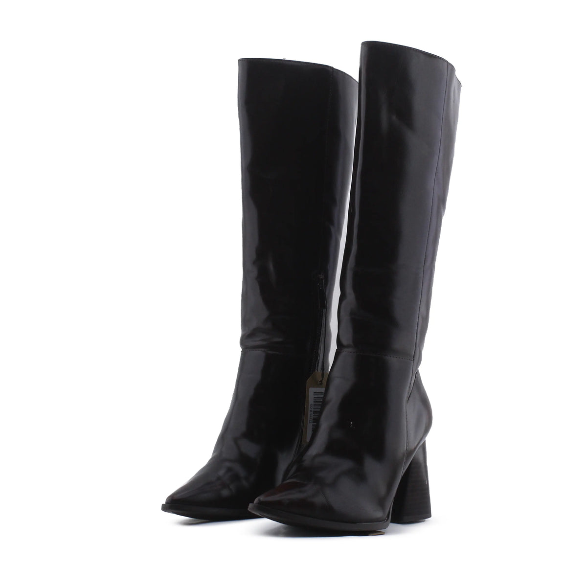 Stradivarius Zipper Knee High Boot | 100% Authentic Leather