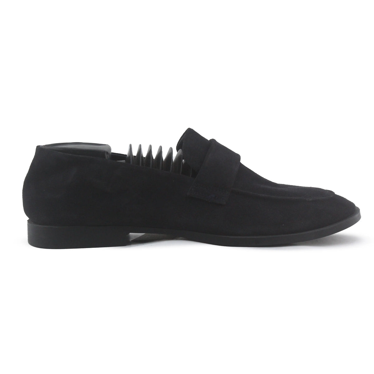Zara Suede Penny Strap Loafers