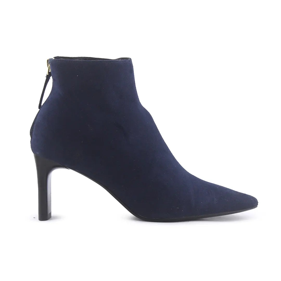 Mango Zipper Suede Ankle Boot