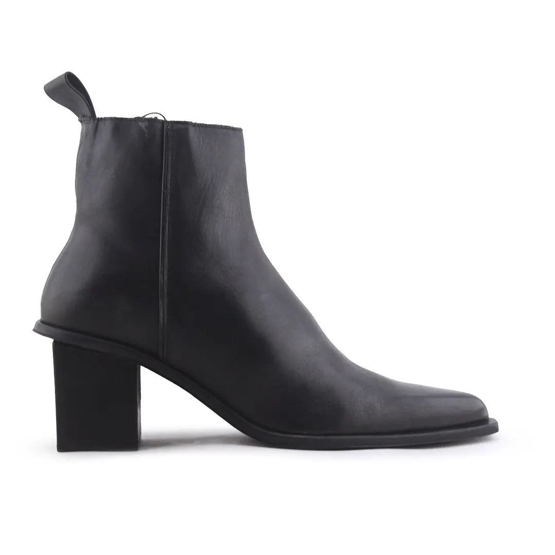 Zara Zipper Ankle Boot | 100% Authentic Leather