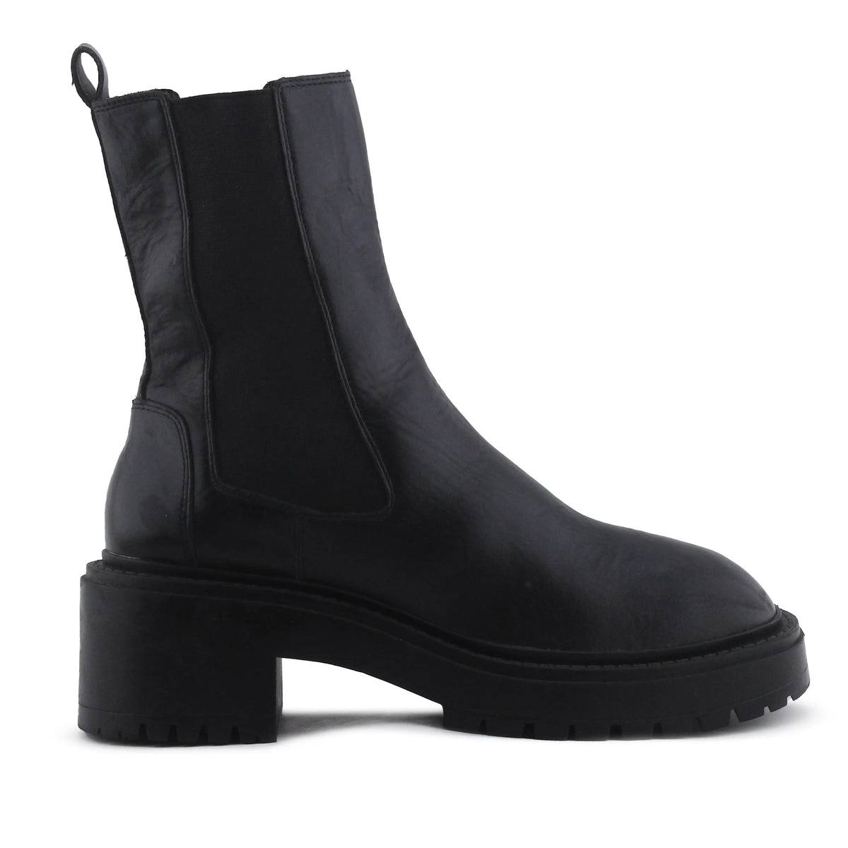 Zara Stretchable Block Ankle Boot | 100% Authentic Leather