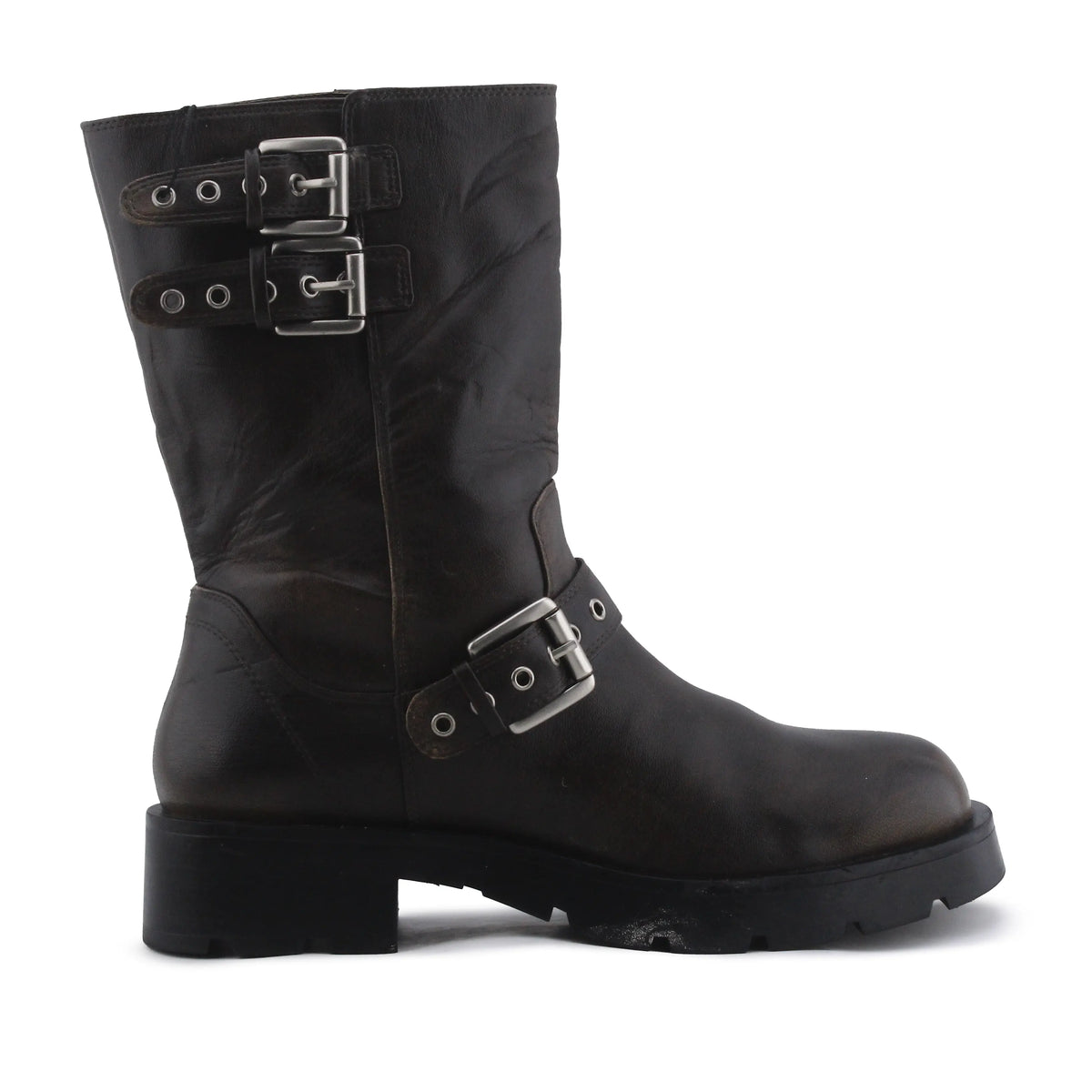 Zara Buckle Strap Ankle Boot | 100% Authentic Leather