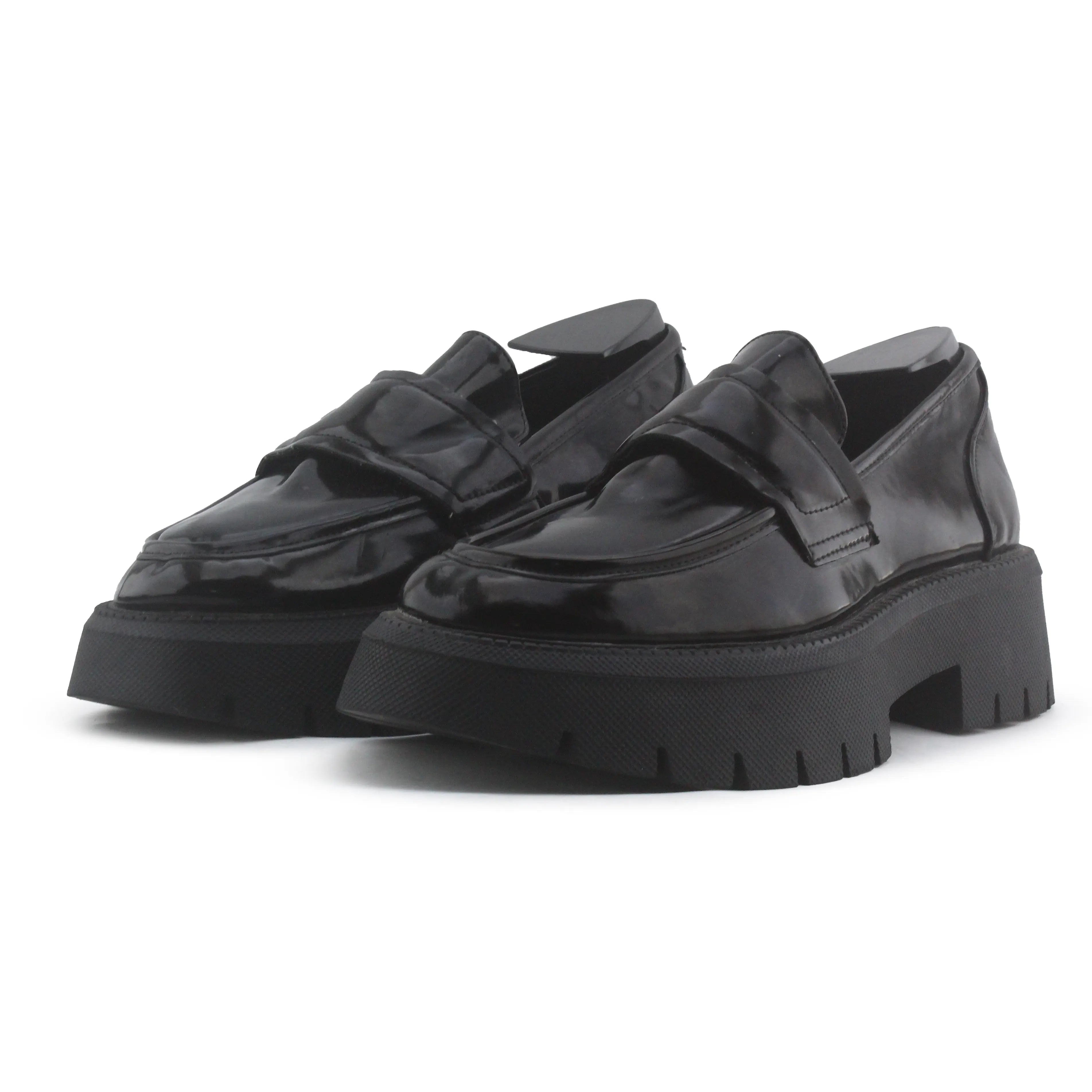 Zara Penny Strap Chunky Loafers