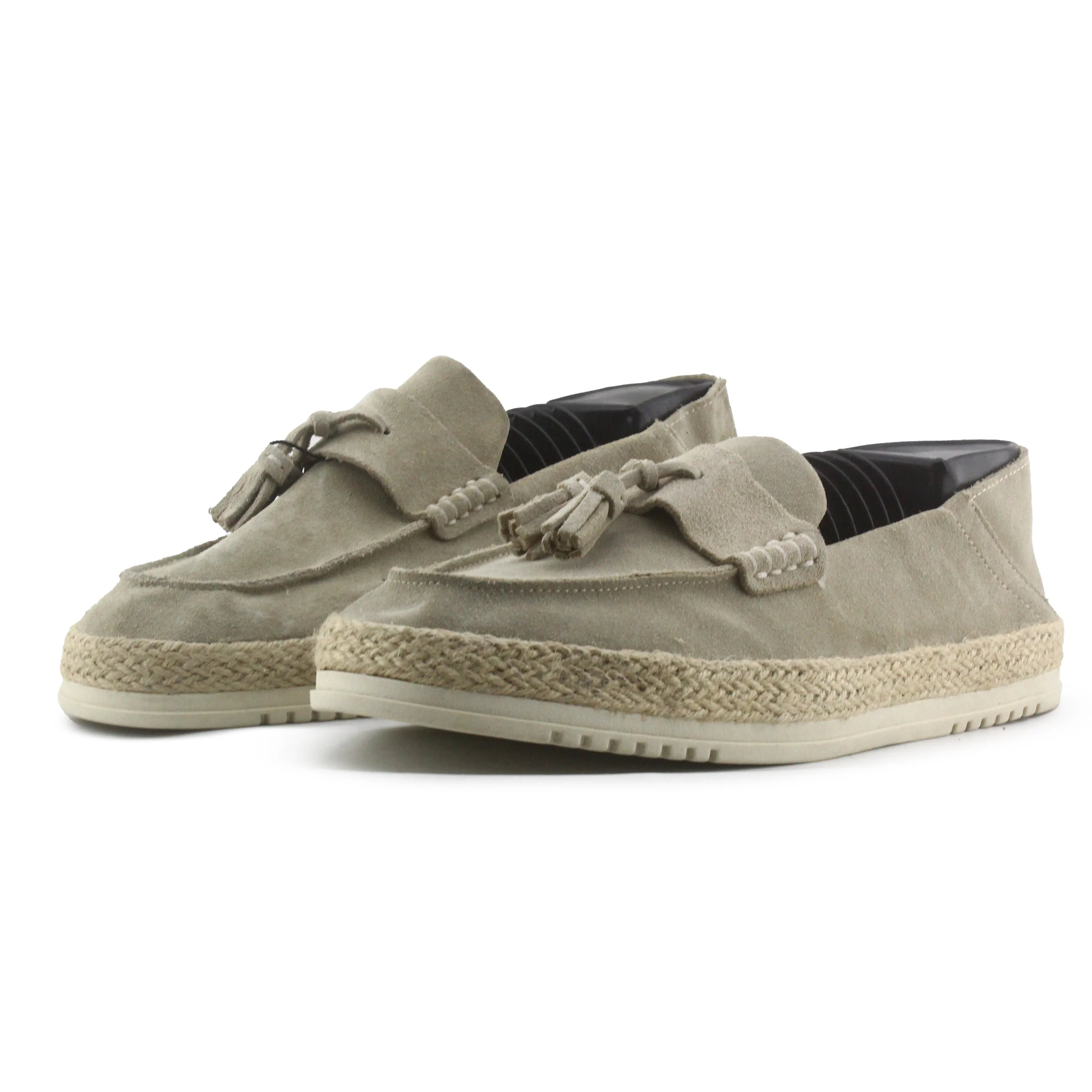 Zara Suede Penny Strap Loafers