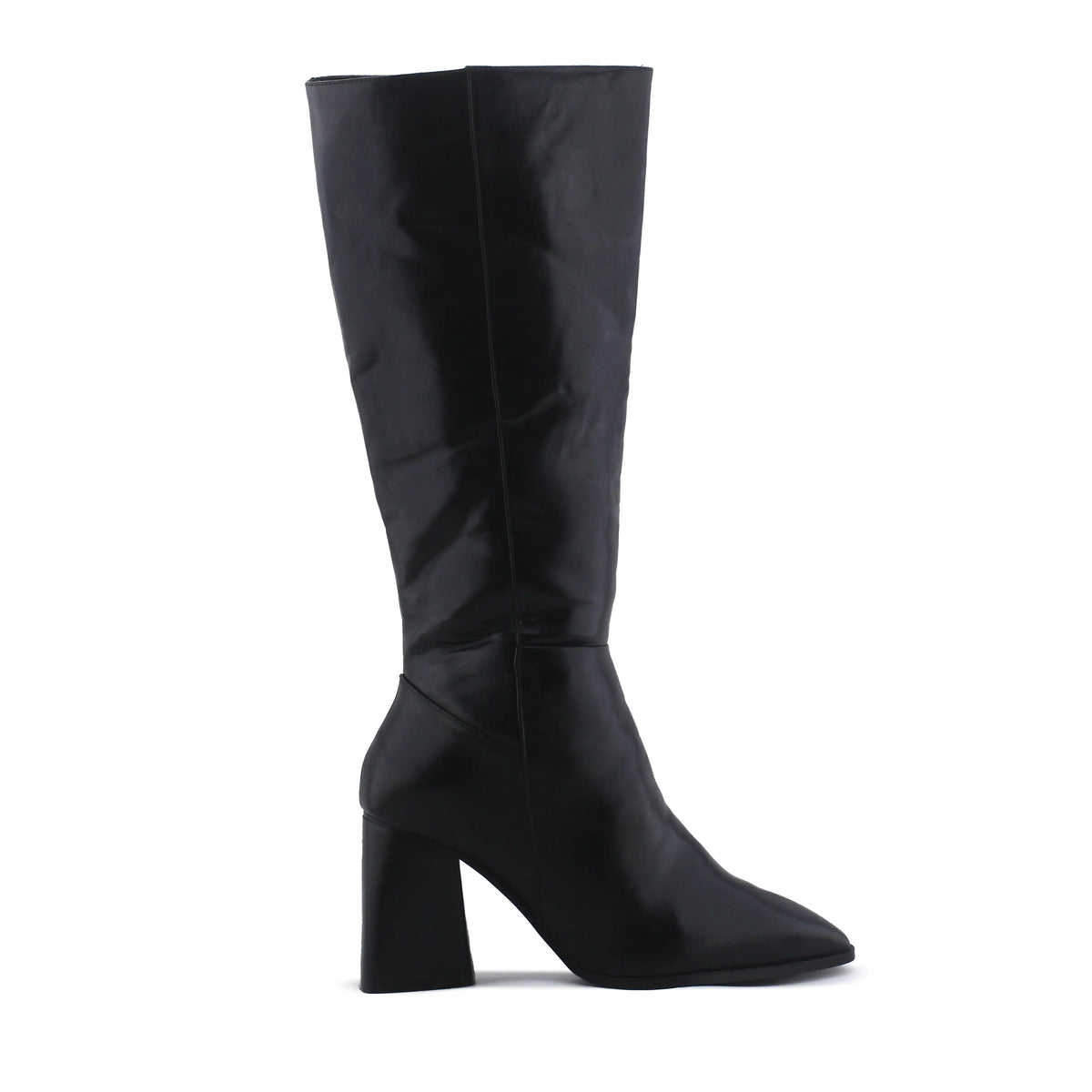 Stradivarius Zipper Knee High Boot | 100% Authentic Leather