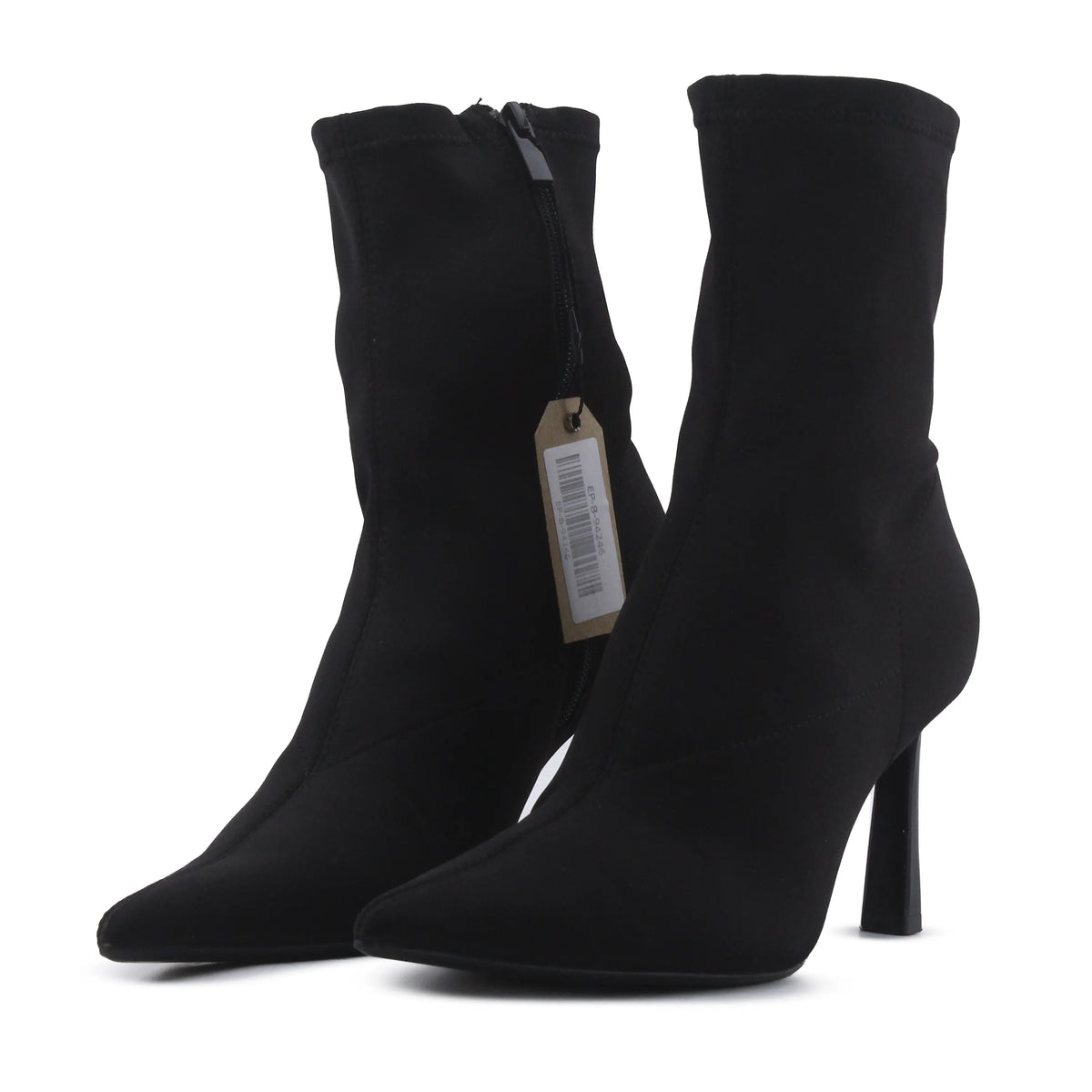 Stradivarius Zipper Textile Ankle Boot