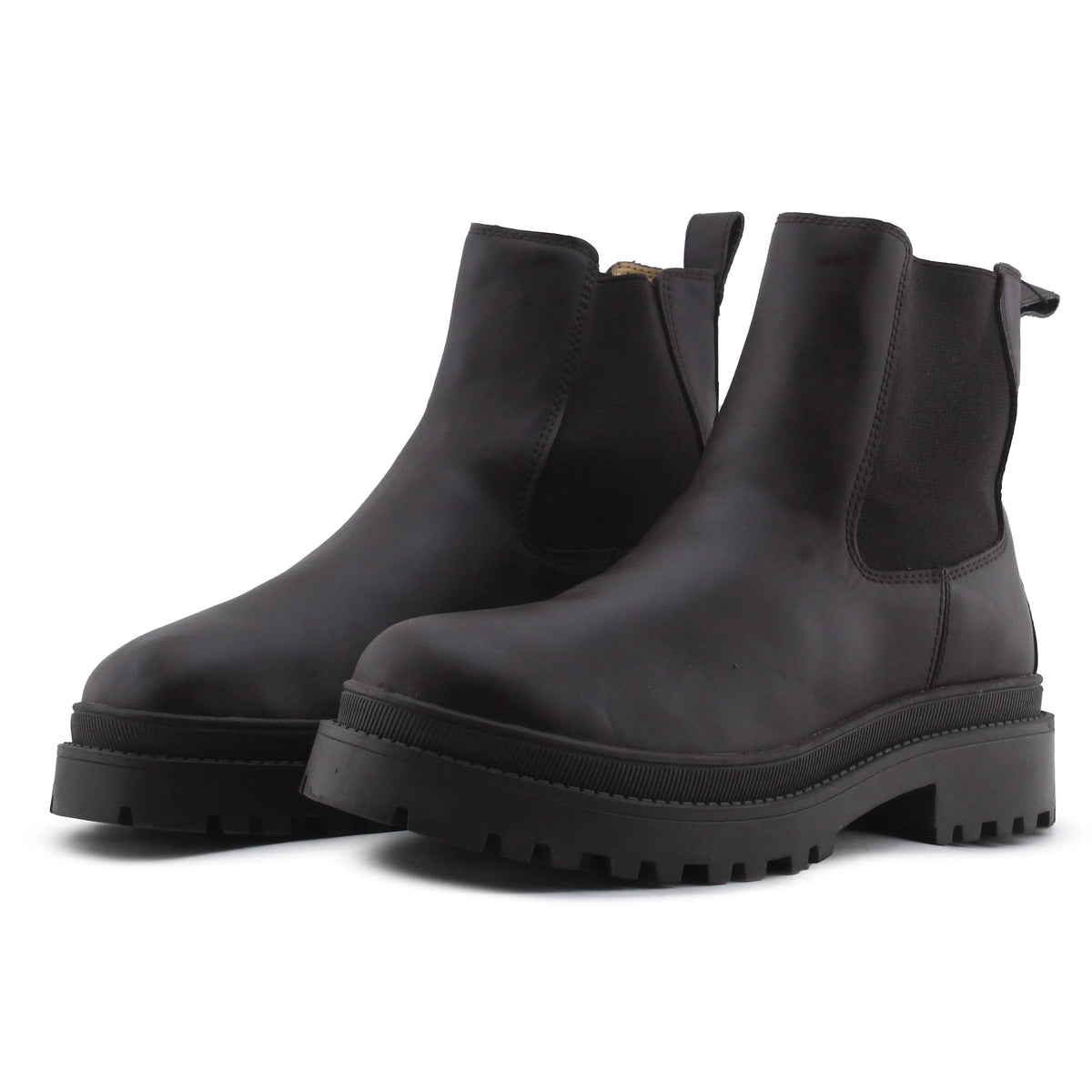 Pull & Bear Stretchable Ankle Boot | 100% Authentic Leather