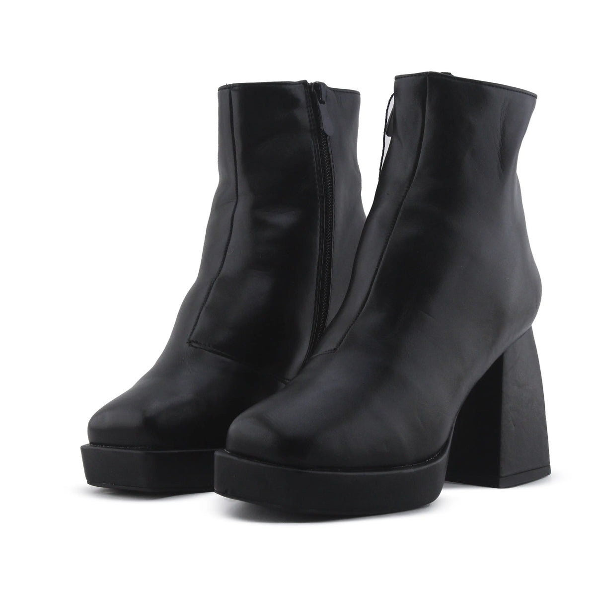 European Brand Zipper Ankle Boot | 100% Authentic Leather