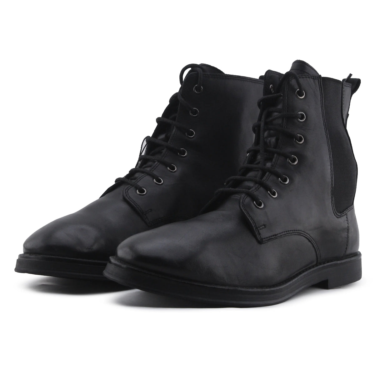Zara Stretchable Lace Up Ankle Boot | 100% Authentic Leather