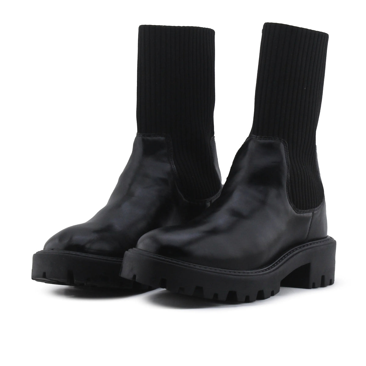 Lefties Stretchable Ankle Boot | 100% Authentic Leather