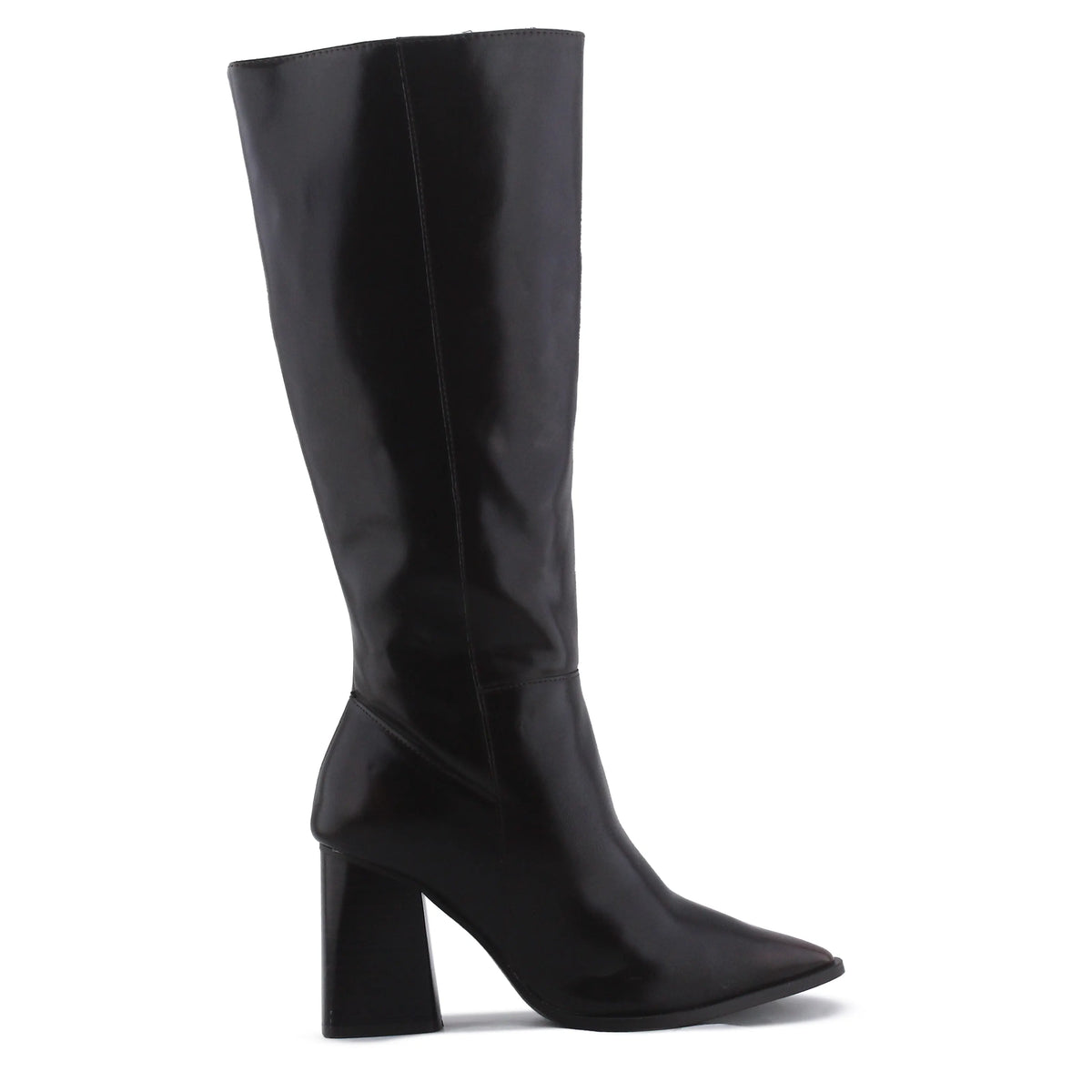 Stradivarius Zipper Knee High Boot | 100% Authentic Leather