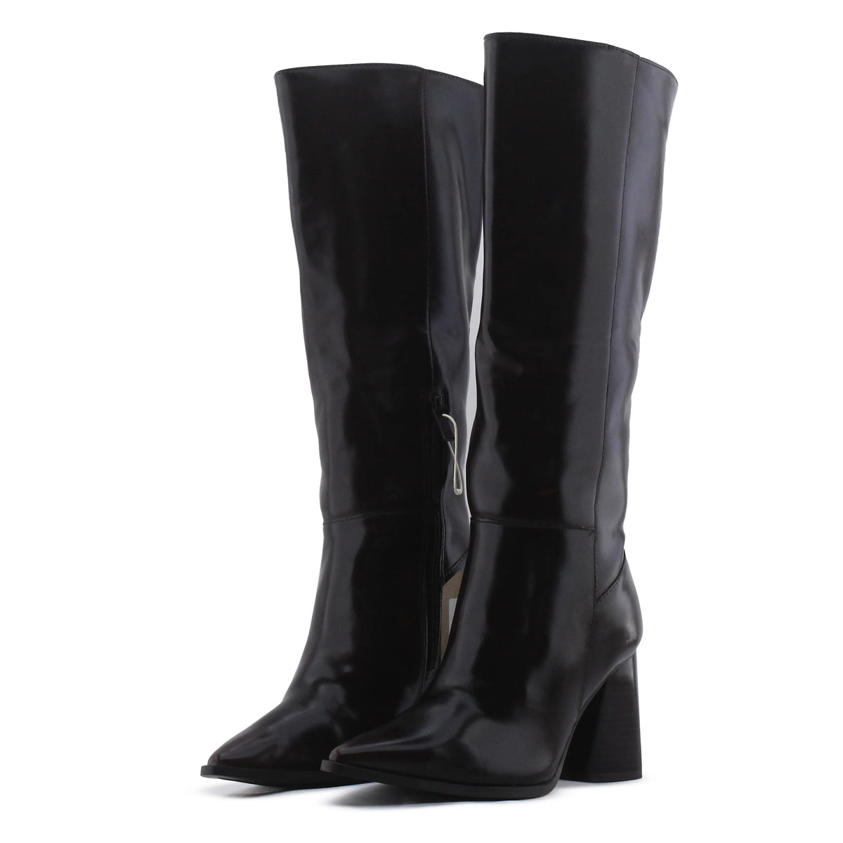 Stradivarius Zipper Knee High Boot | 100% Authentic Leather
