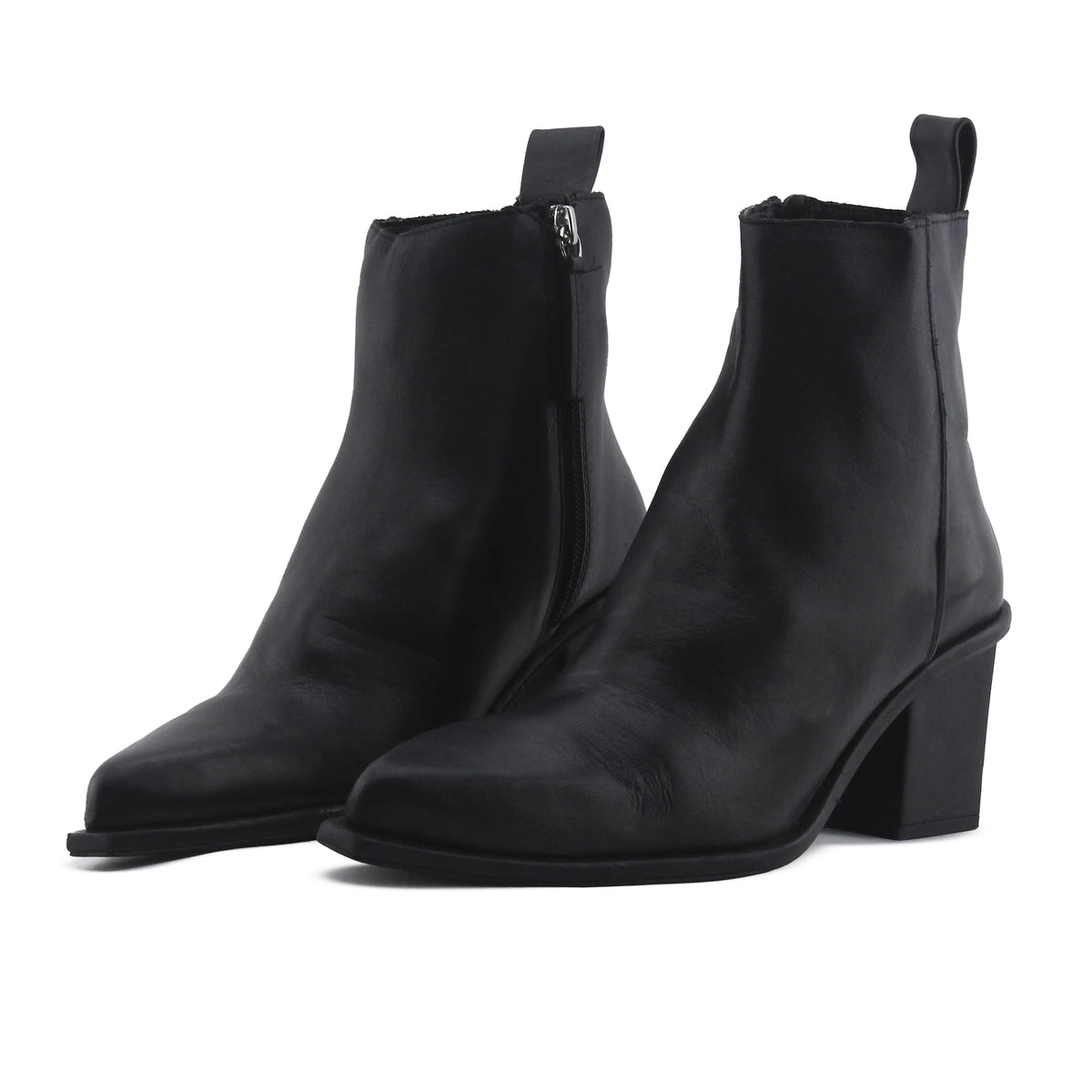 Zara Zipper Ankle Boot | 100% Authentic Leather
