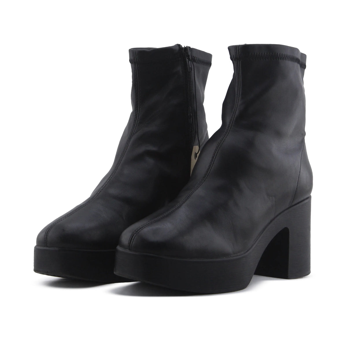 European Brand Zipper Ankle Boot | 100% Authentic Leather