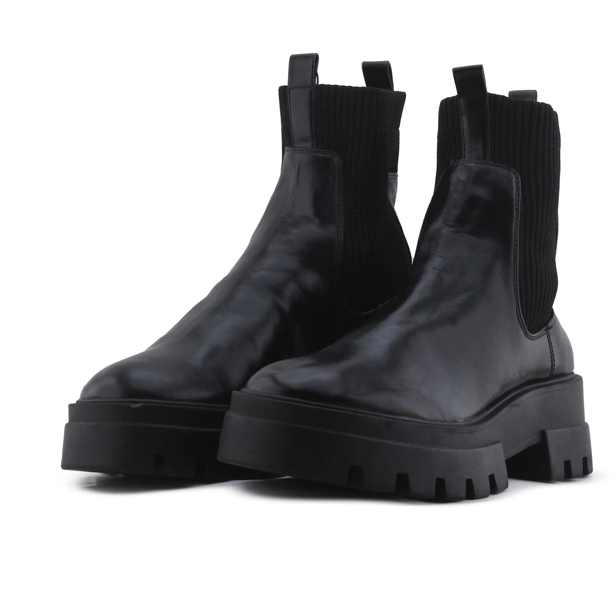 Pull & Bear Stretchable Ankle Boot | 100% Authentic Leather