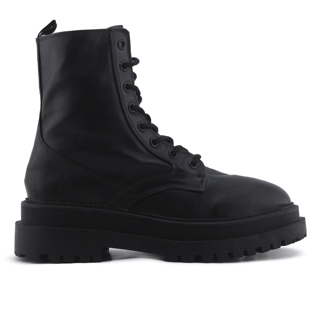 Stradivarius Zipper Lace Up Ankle Boot | 100% Authentic Leather