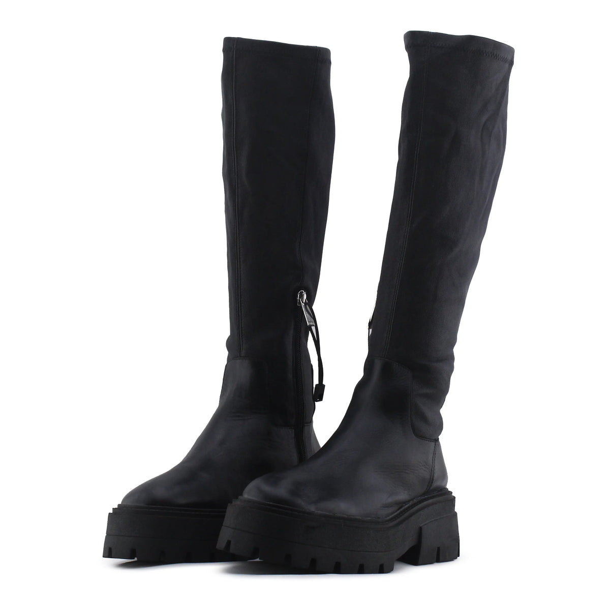 Zara Zipper Knee High Boot | 100% Authentic Leather