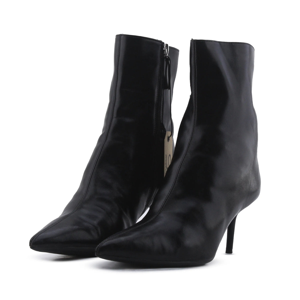 Zara Zipper Ankle Boot | 100% Authentic Leather