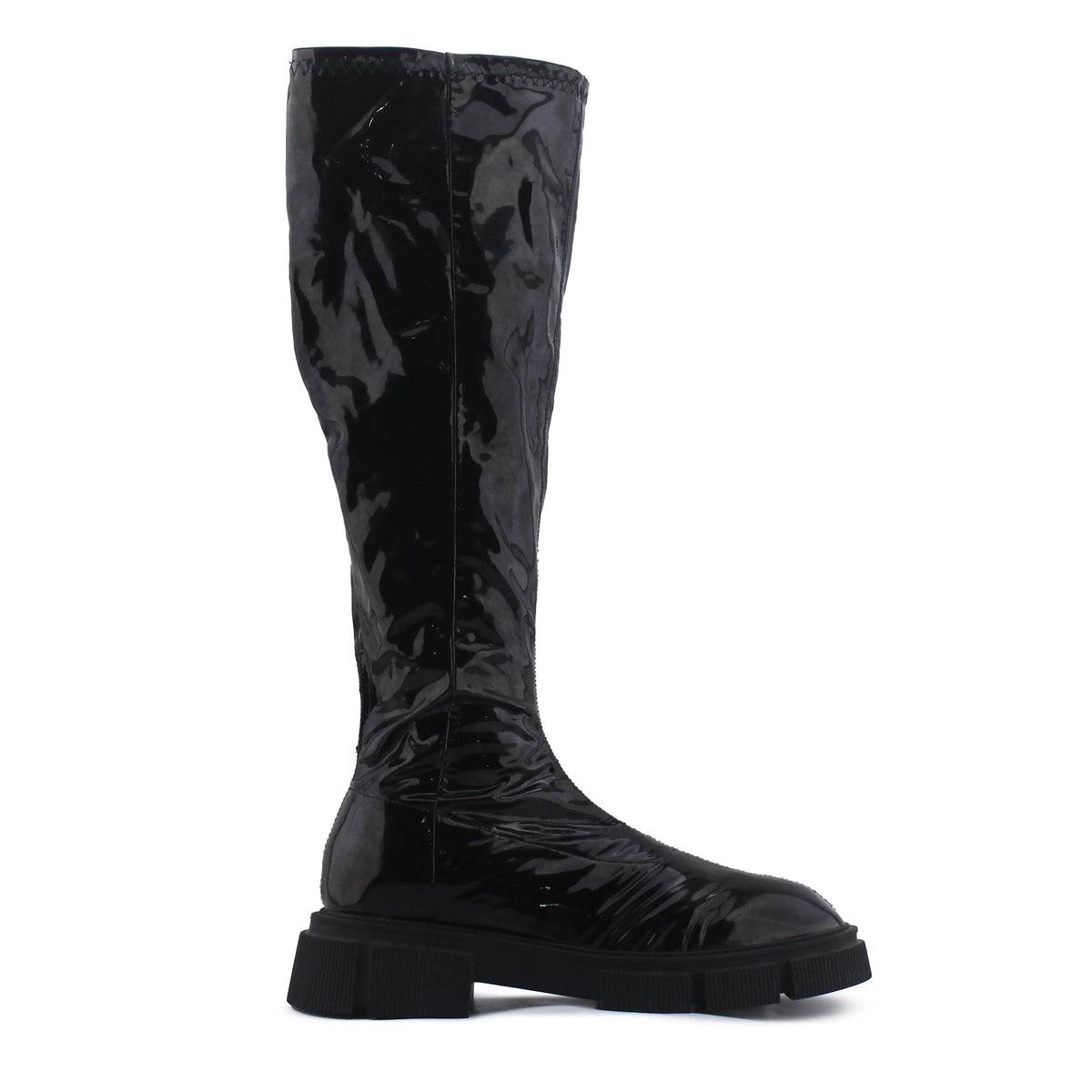 Zara Zipper Over The Knee Boot