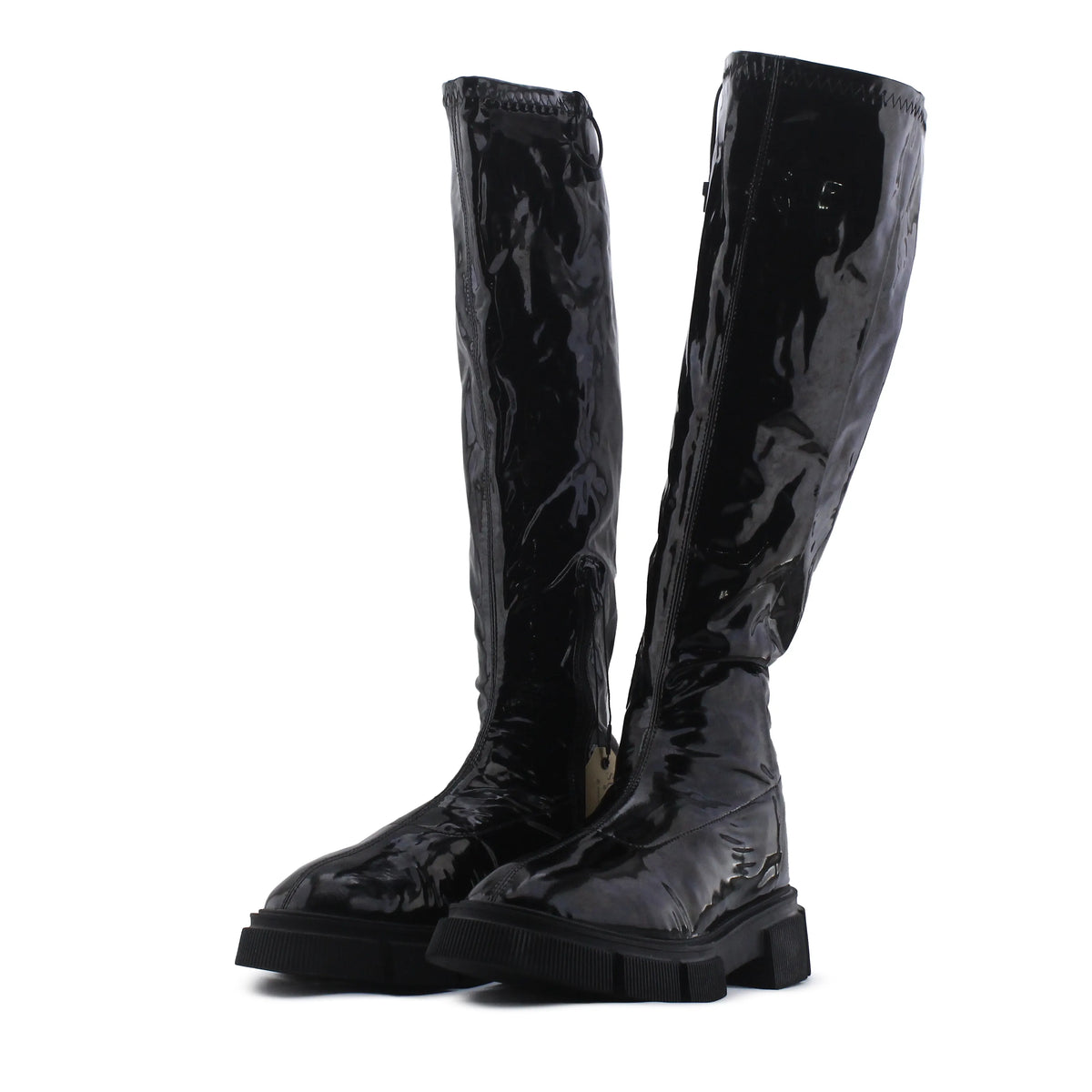 Zara Zipper Over The Knee Boot