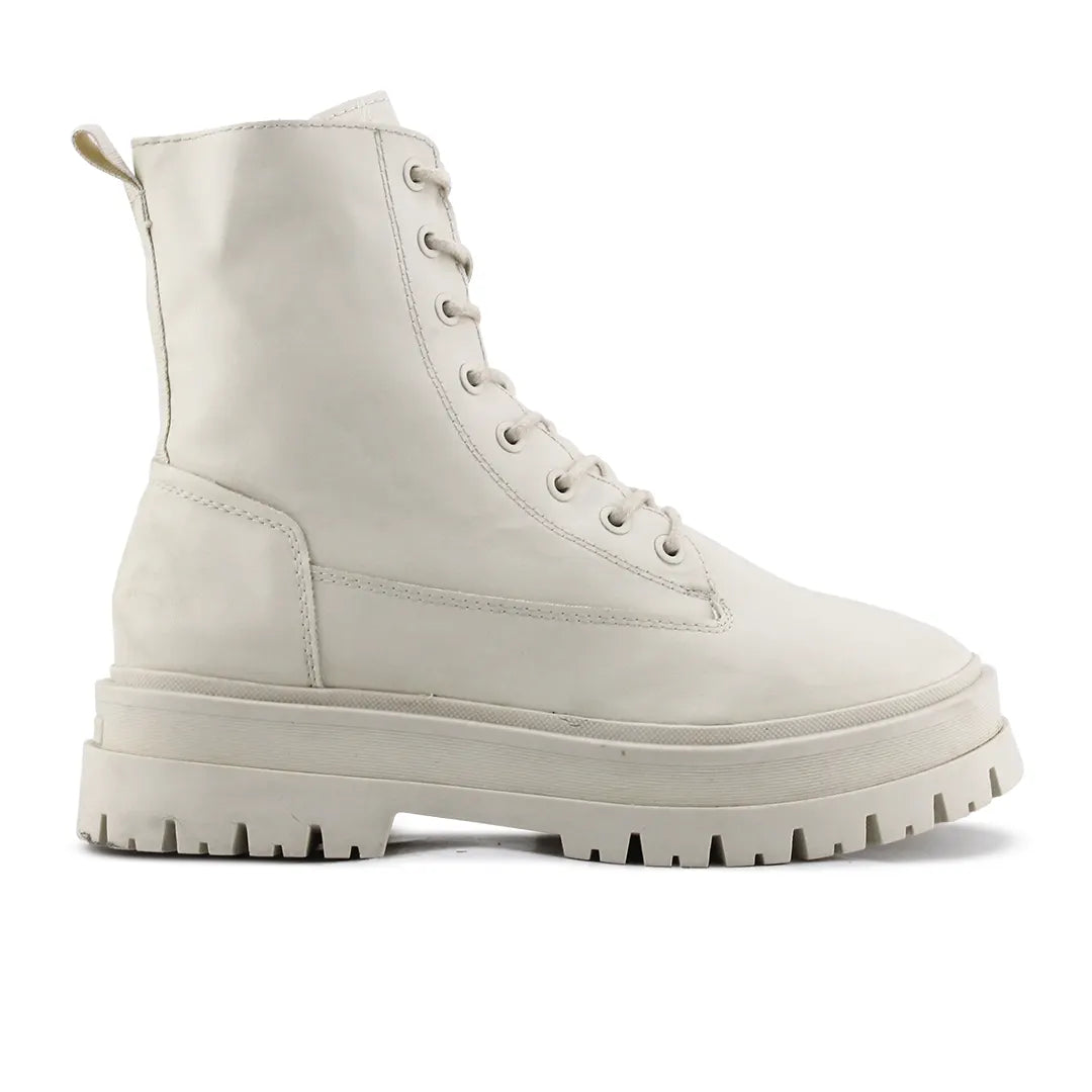 Stradivarius Zipper Lace Up Ankle Boot | 100% Authentic Leather