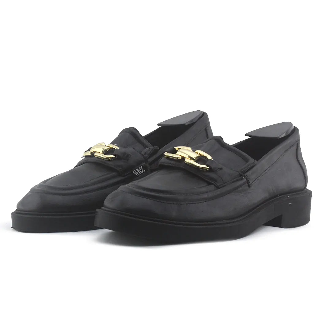 Zara Penny Strap Loafers