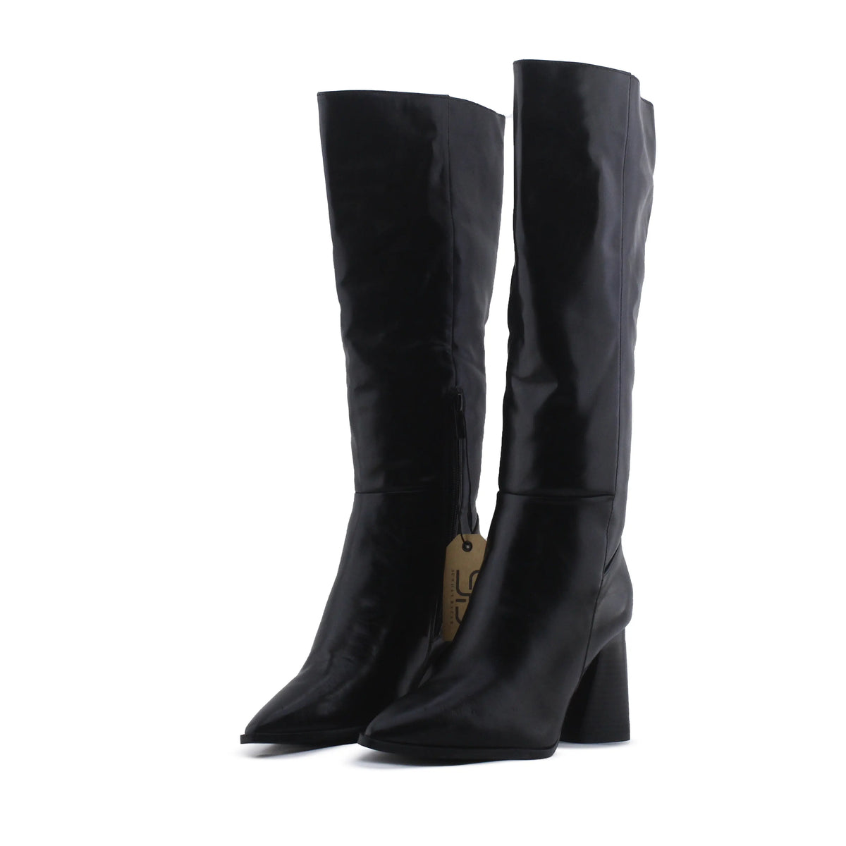 Stradivarius Zipper Knee High Boot | 100% Authentic Leather