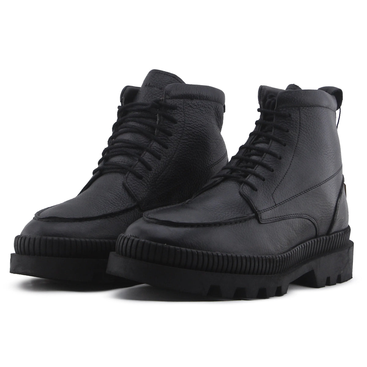 Massimo Dutti Lace Up Ankle Boot | 100% Authentic Leather