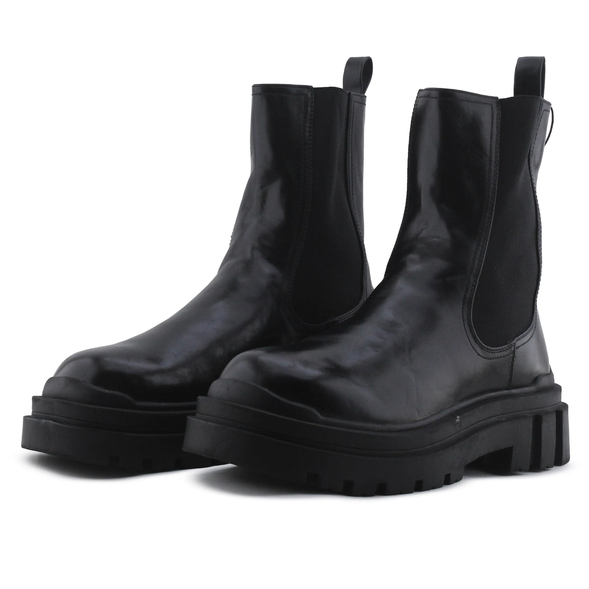 Bershka Stretchable Ankle Boot | 100% Authentic Leather