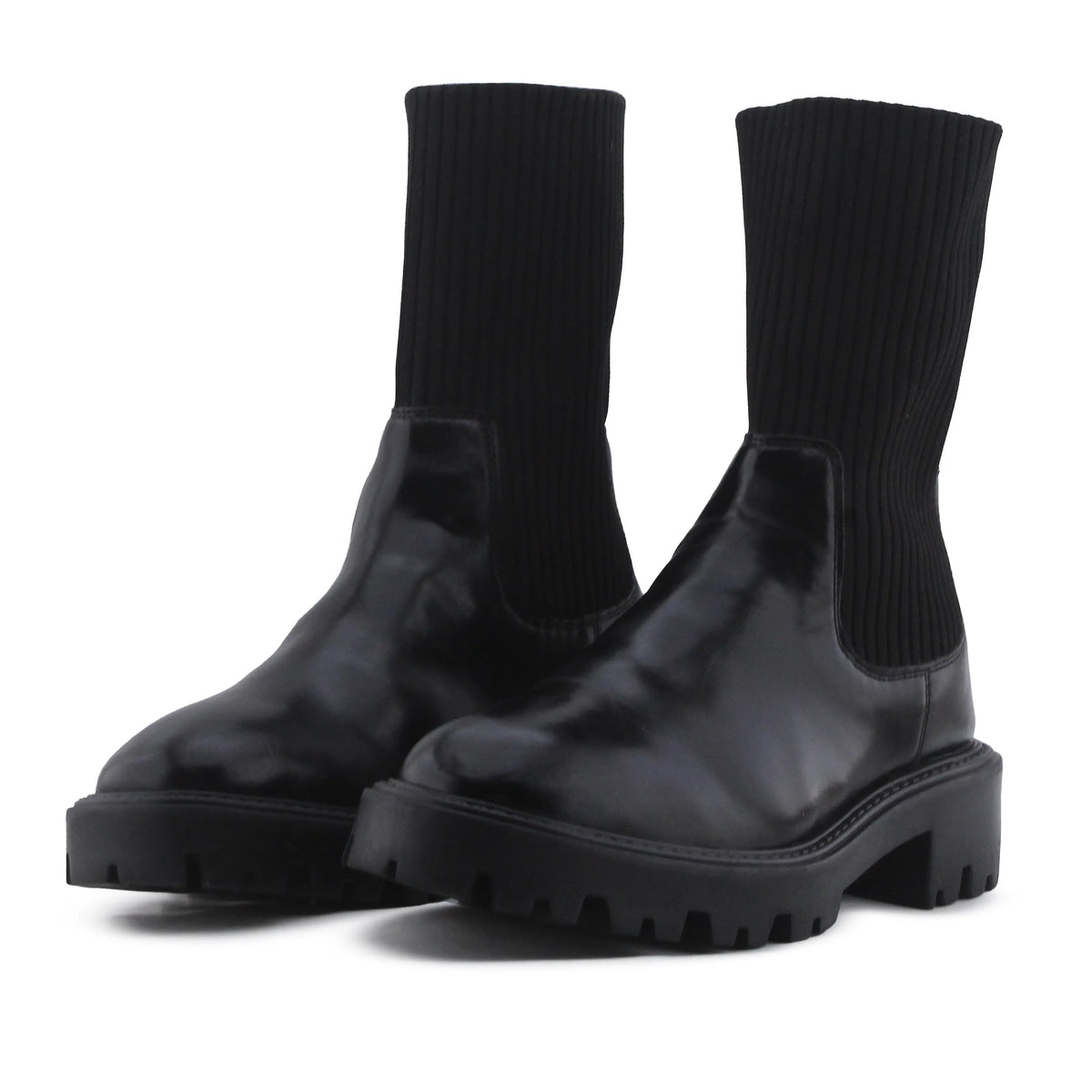 Lefties Stretchable Ankle Boot | 100% Authentic Leather