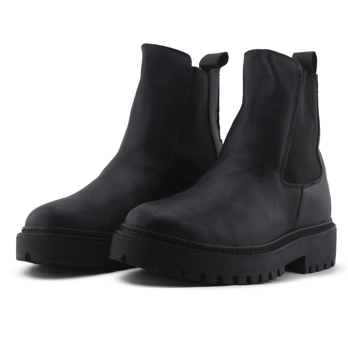 Pull & Bear Stretchable Ankle Boot | 100% Authentic Leather