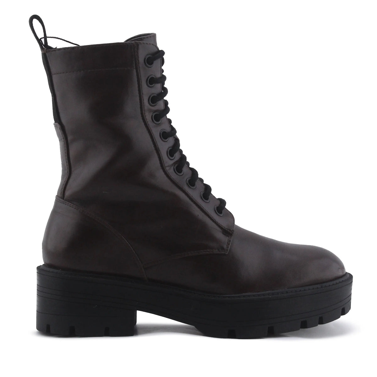 Zara Zipper Lace Up Ankle Boot | 100% Authentic Leather