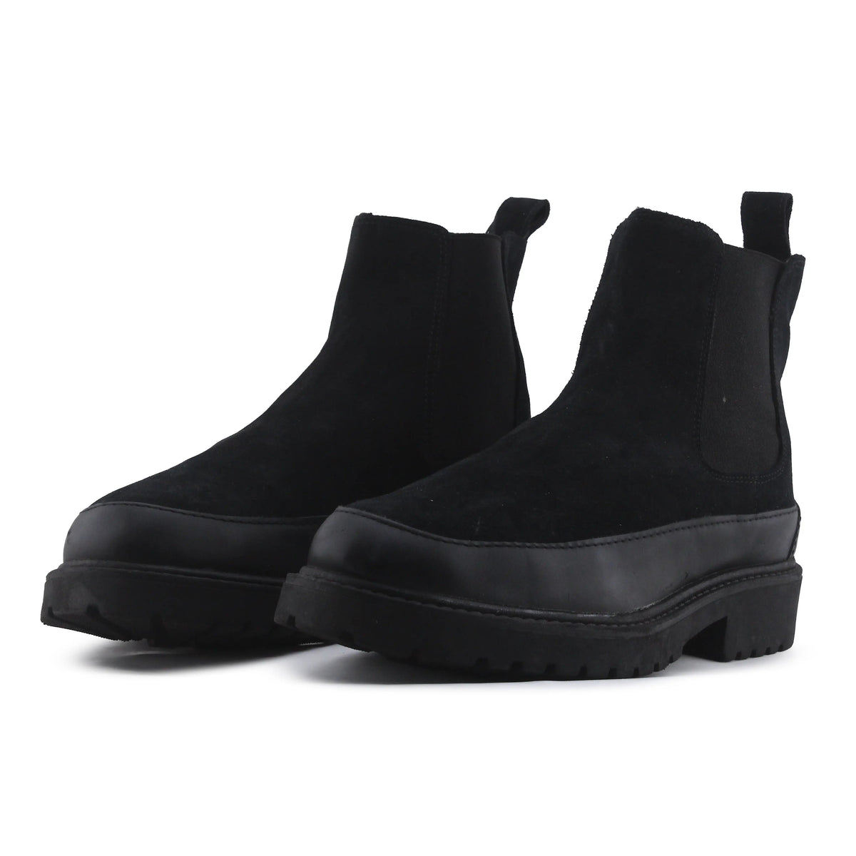 Zara Stretchable Suede Ankle Boot